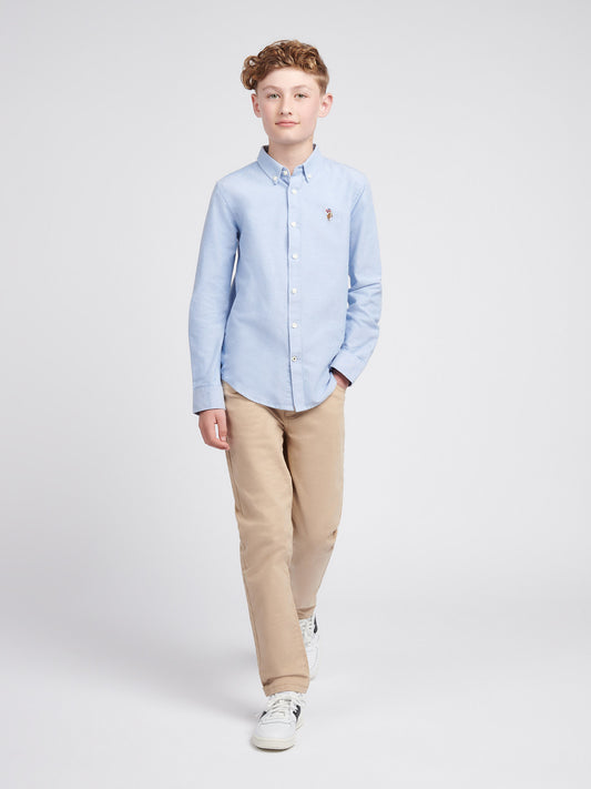 Boys Oxford Shirt in Blue Yonder