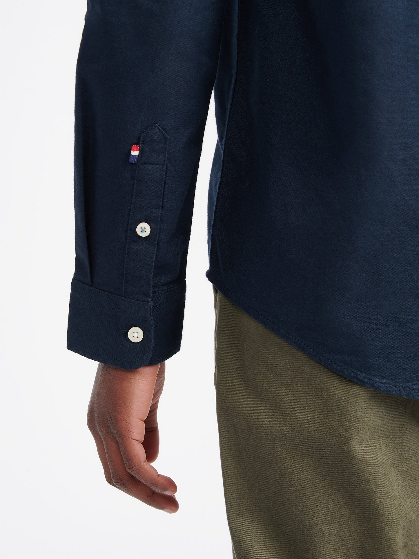 Boys Oxford Shirt in Dark Sapphire Navy