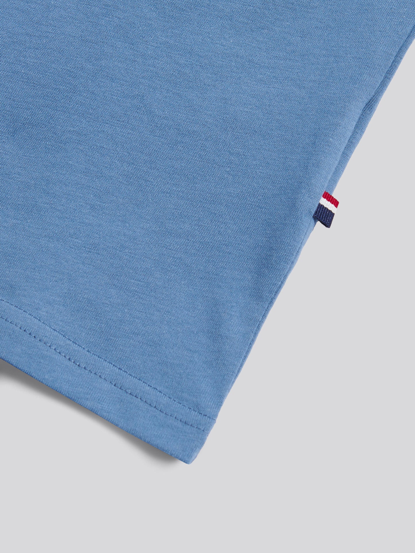 Boys Texture Double Horsemen T-Shirt in Blue Horizon