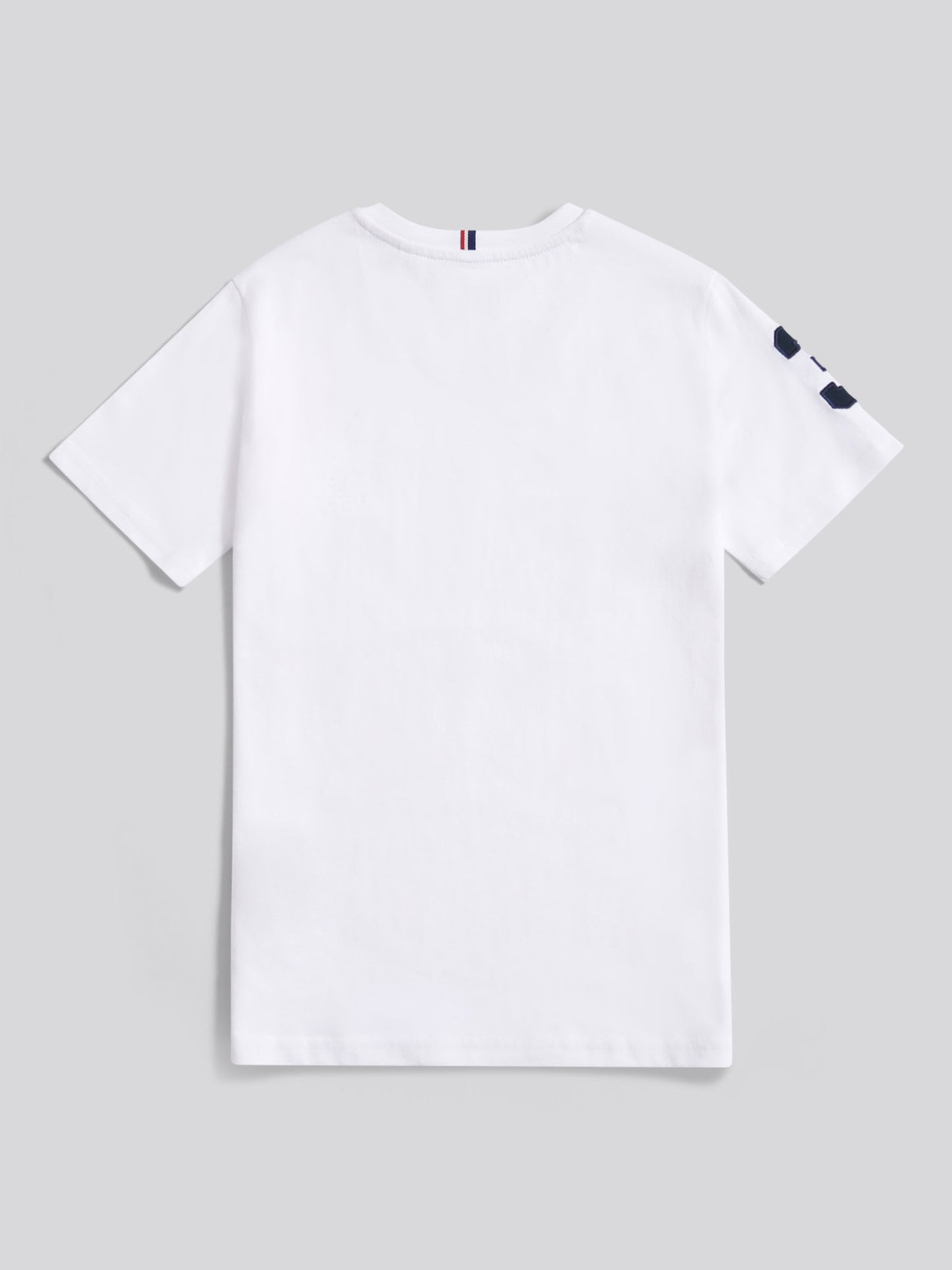 Boys Player 3 T-Shirt in White / Dark Sapphire Navy DHM