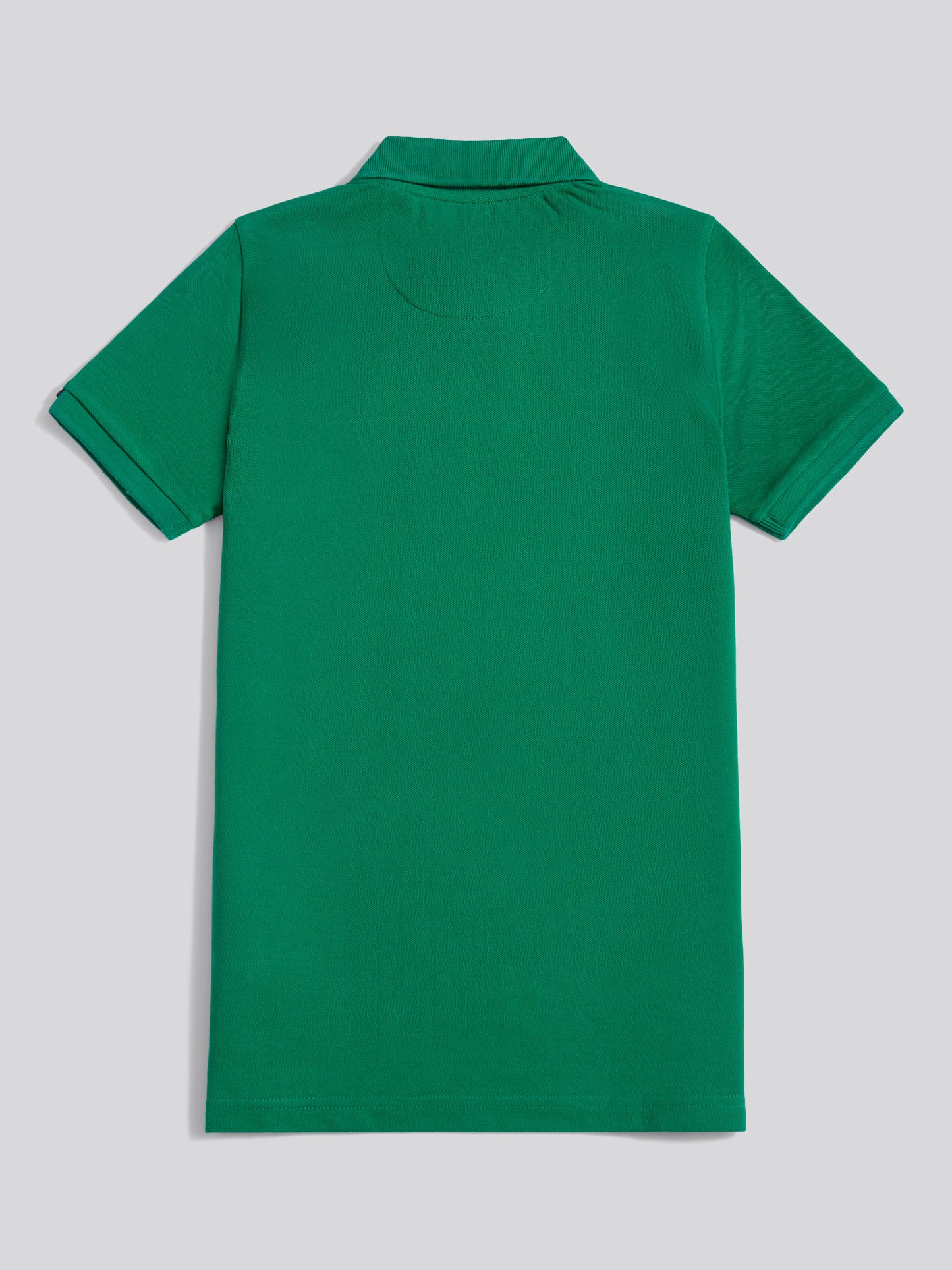 Boys Double Horsemen Polo Shirt in Lush Meadow