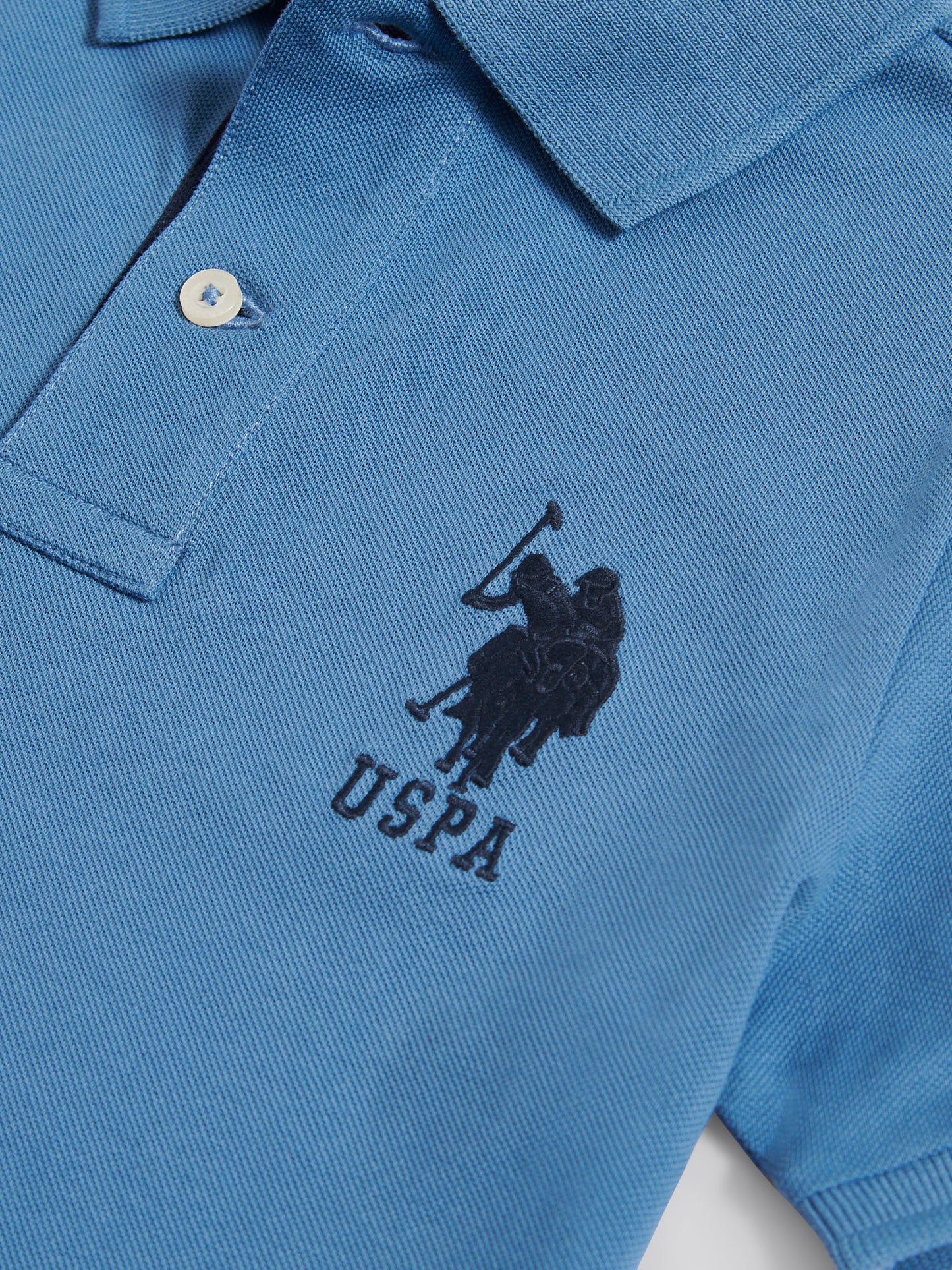 Boys Player 3 Polo Shirt in Blue Horizon