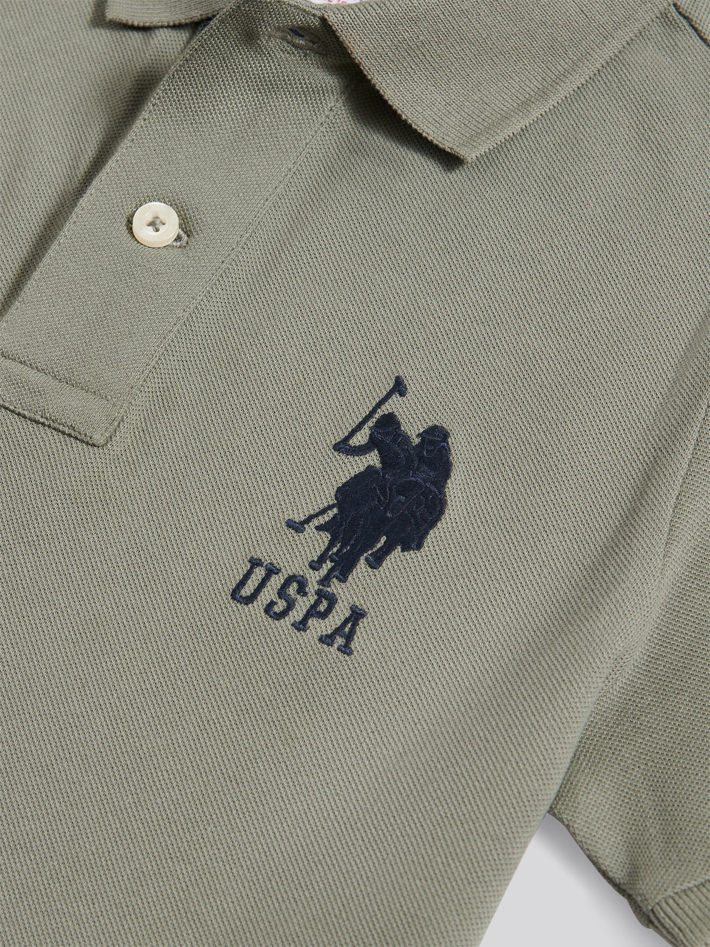 Boys Player 3 Polo Shirt in Mulled Basil