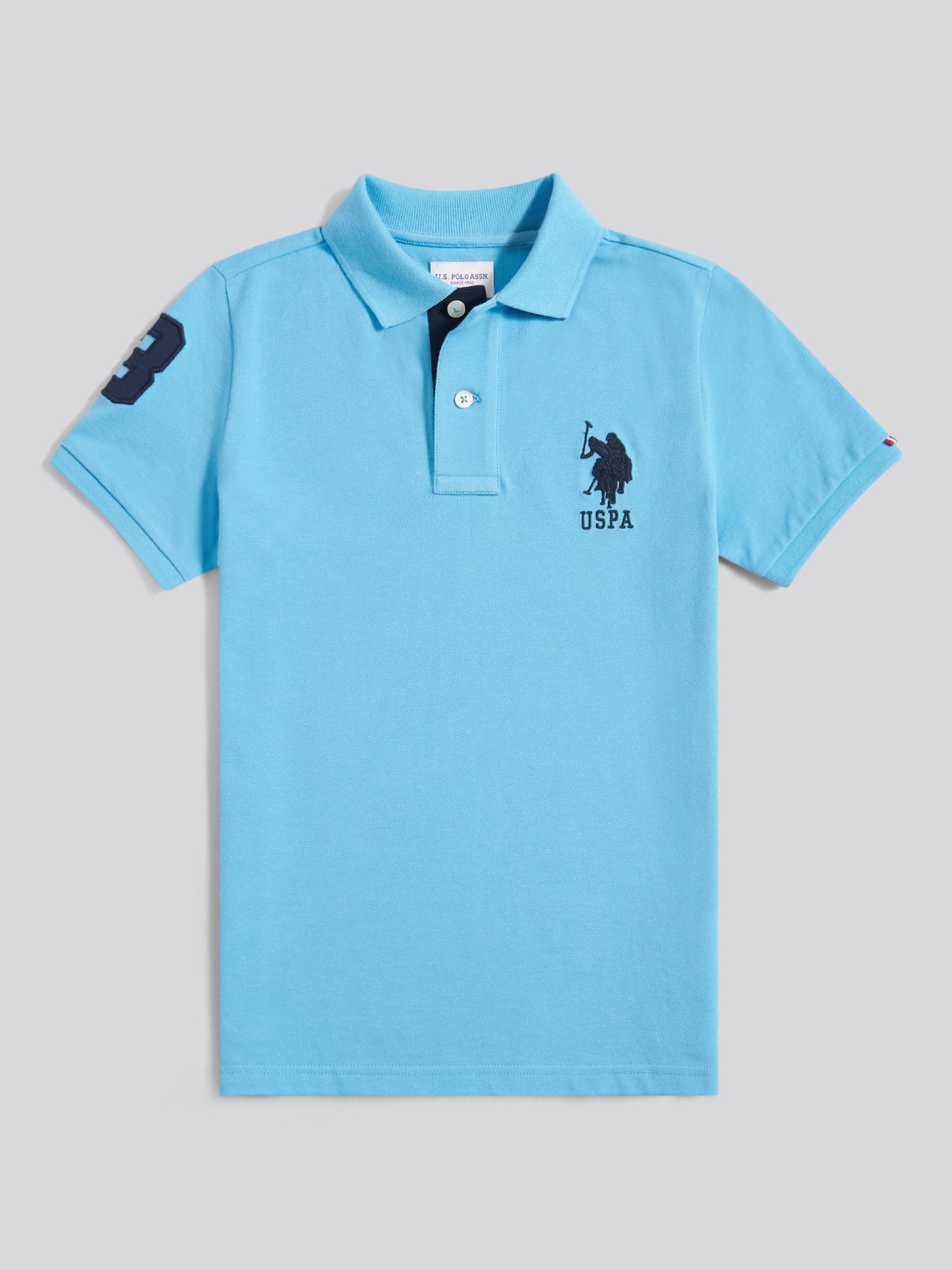 Boys Player 3 Polo Shirt in Heritage Blue