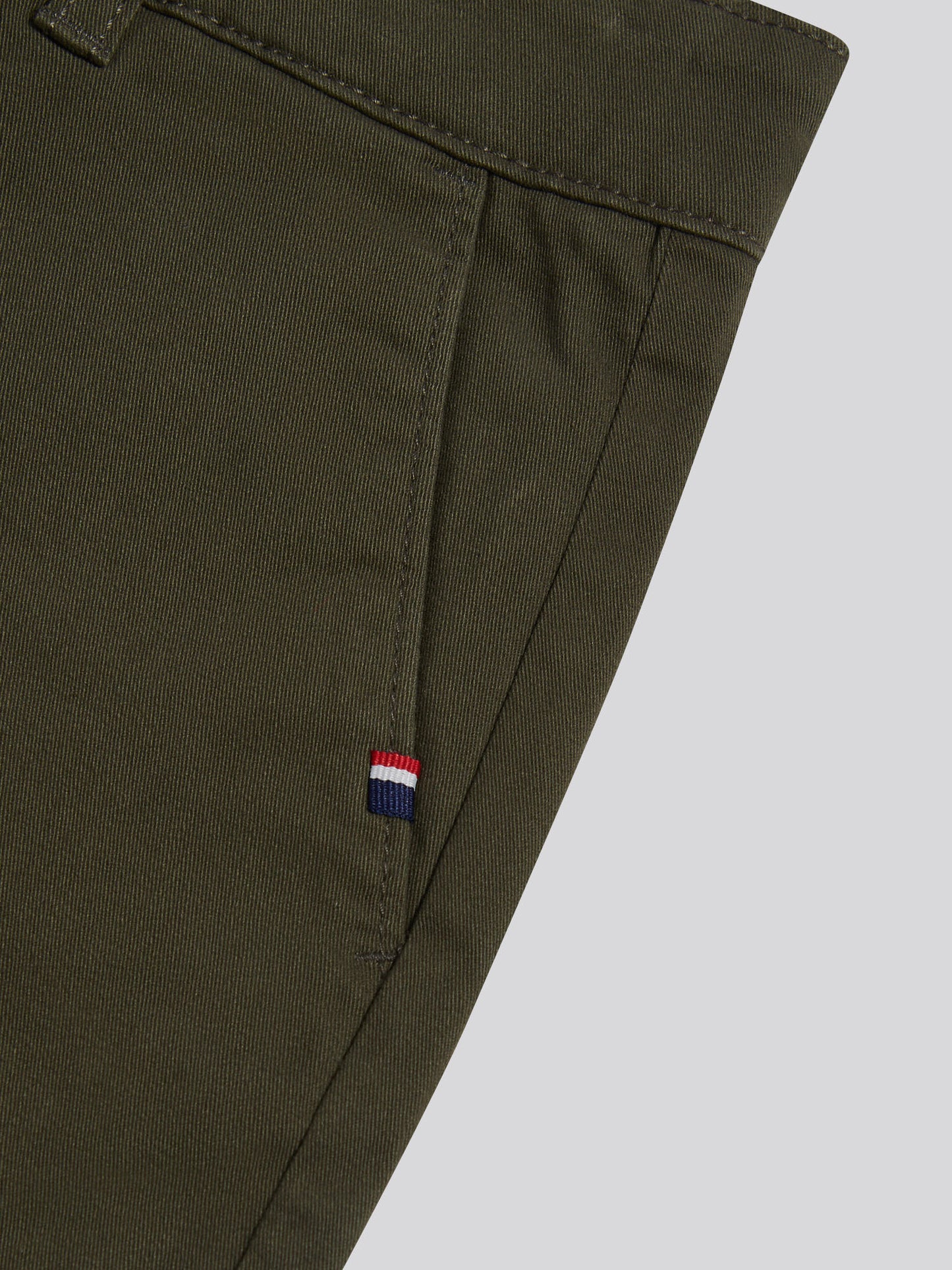 Boys Classic Chino Short in Forest Night