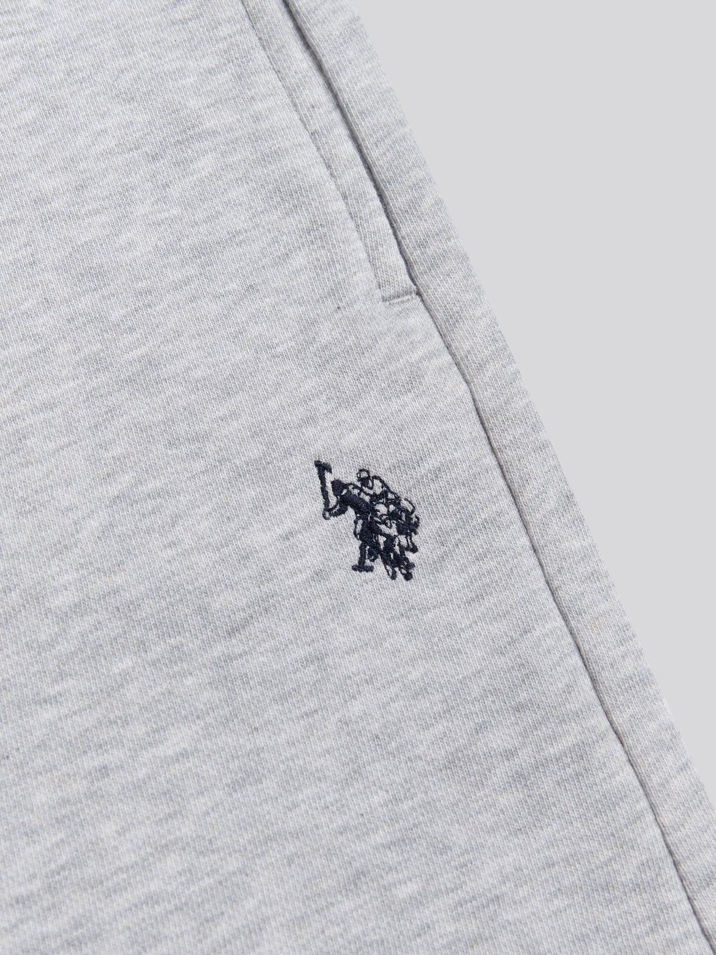DHM LB Sweat Short Mid Grey Marl