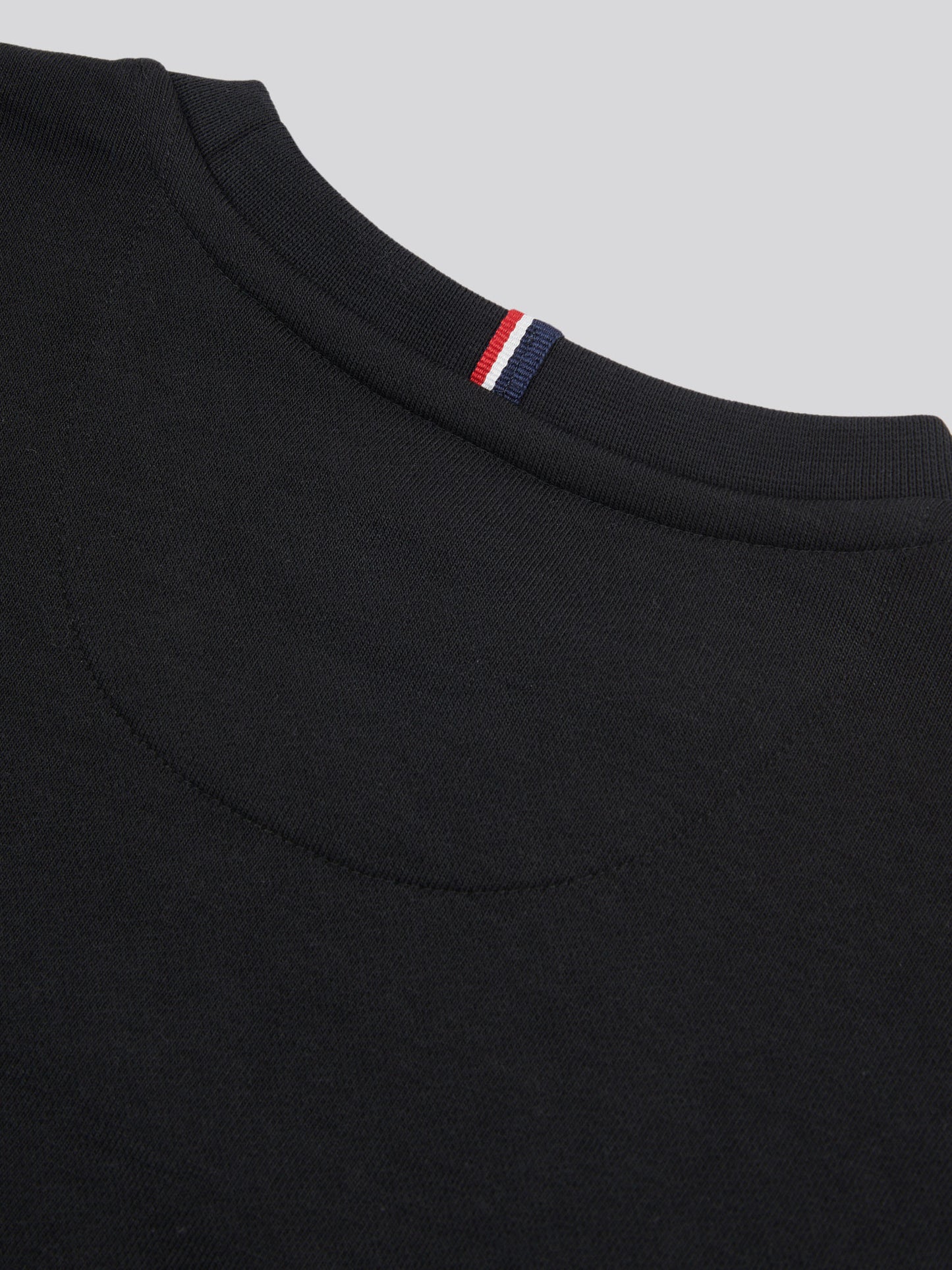 Boys Double Horsemen Crew in Black Bright White DHM