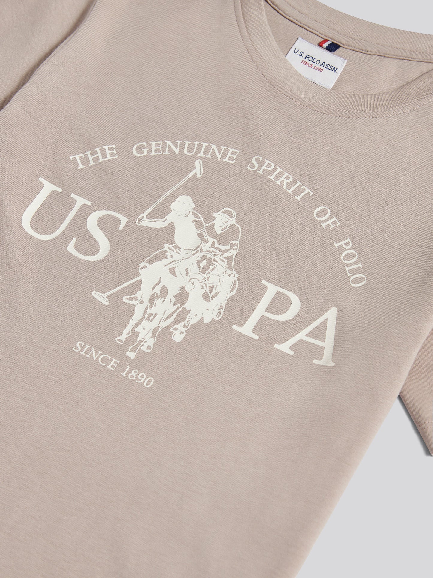 Boys USPA Print Graphic T-Shirt in Atmosphere