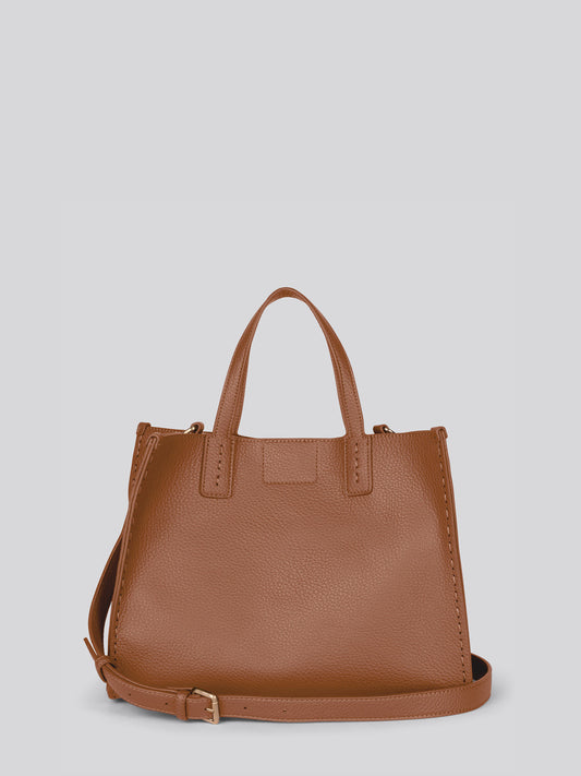 Womens Middleton Double Handle Bag in Camel