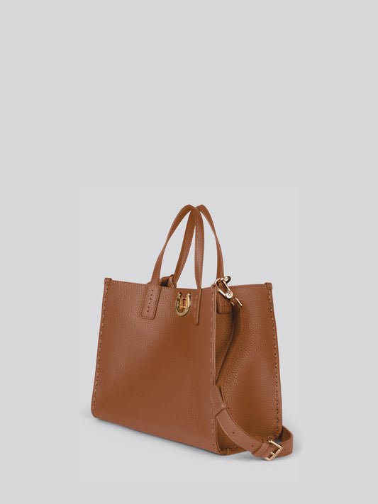 Womens Middleton Double Handle Bag in Camel