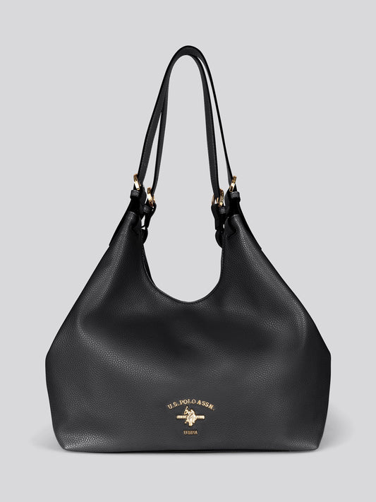 Womens Stanford Large Handle Bag in Black