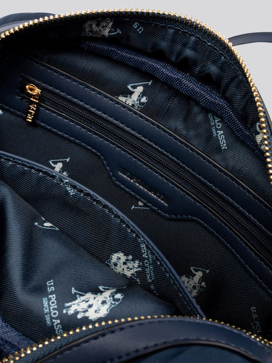 Womens Houston Crossbody Bag in Navy