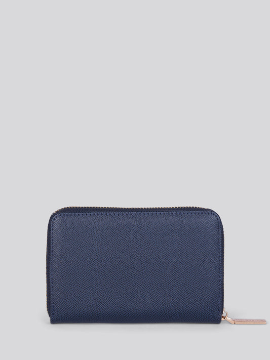 Womens Jones Medium Zip Wallet in Navy