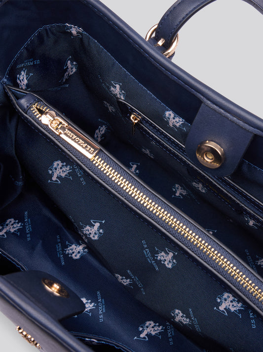 Womens Blackstone Shopping Bag in Navy