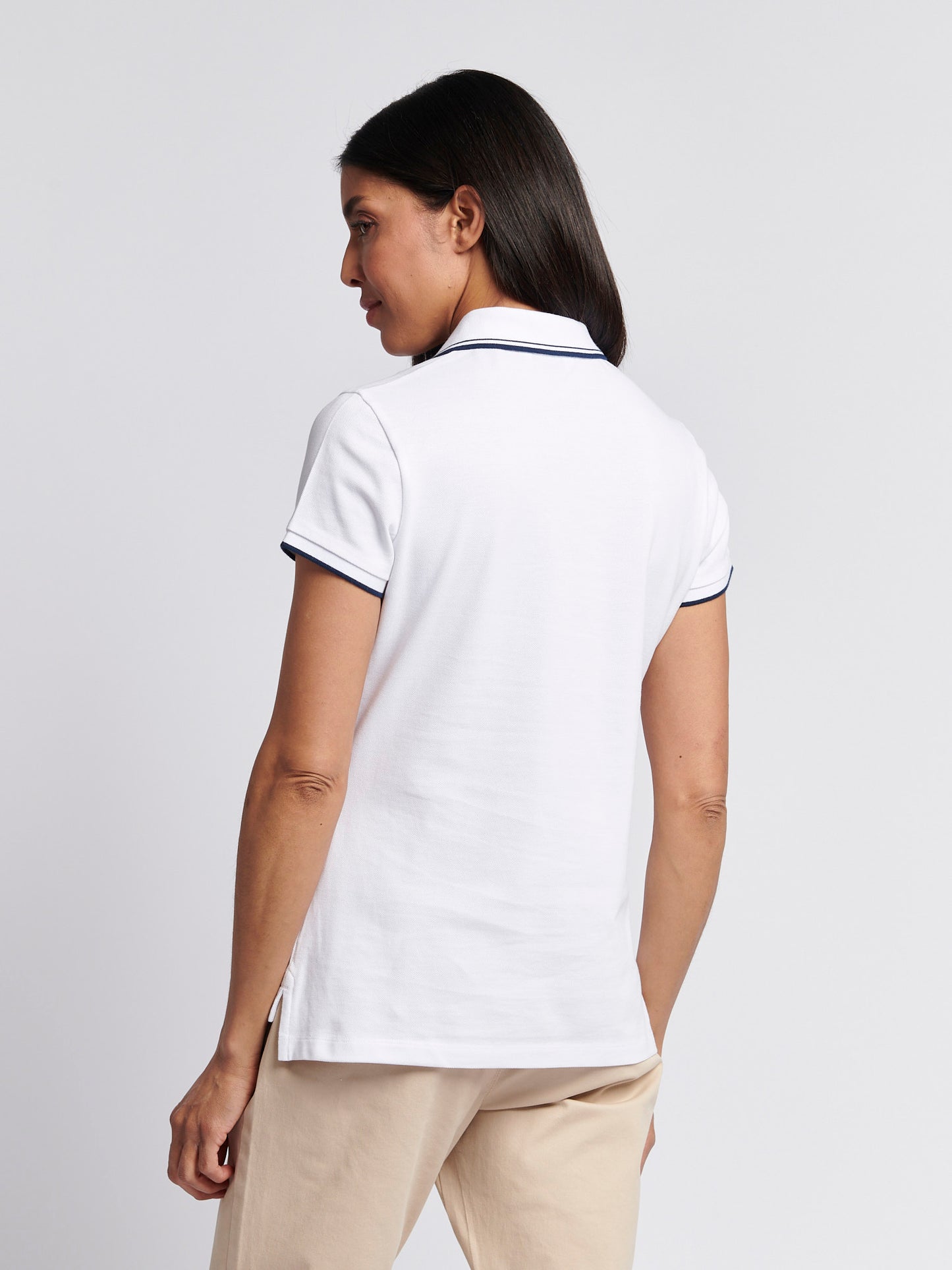 Womens Polo Shirt in Bright White