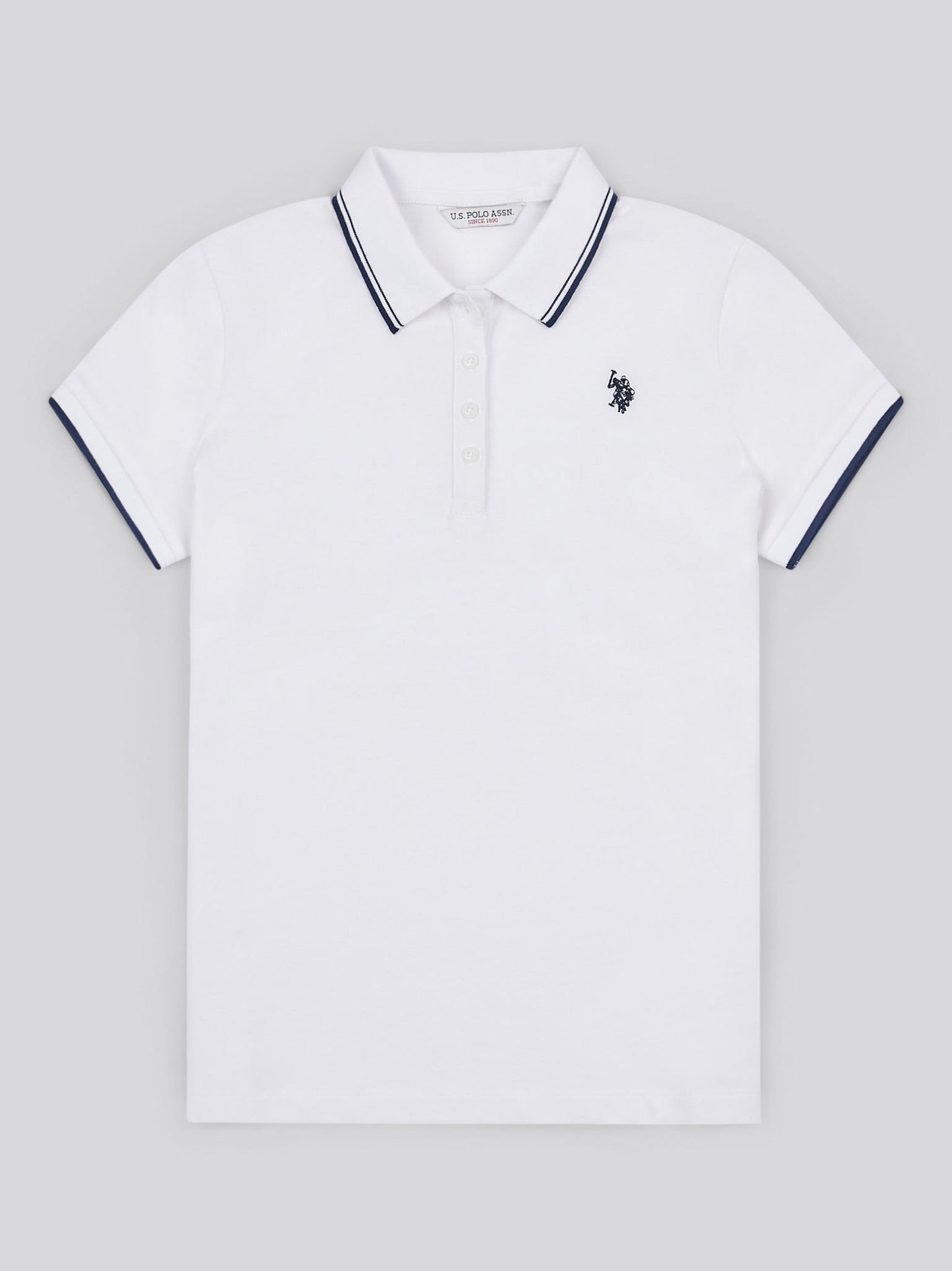 Womens Polo Shirt in Bright White