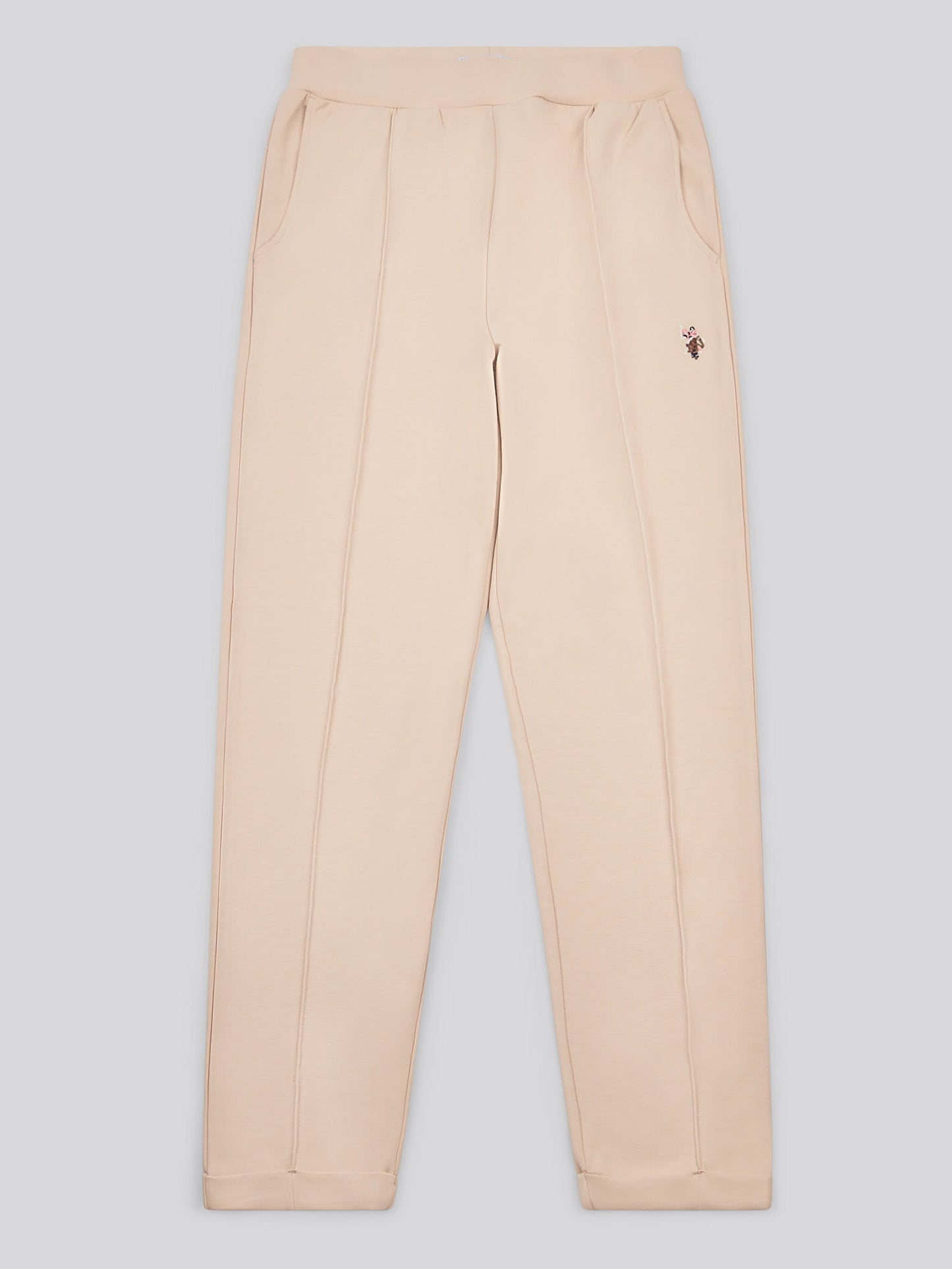 Womens Smart Stripe Jogger in Smoke Gray