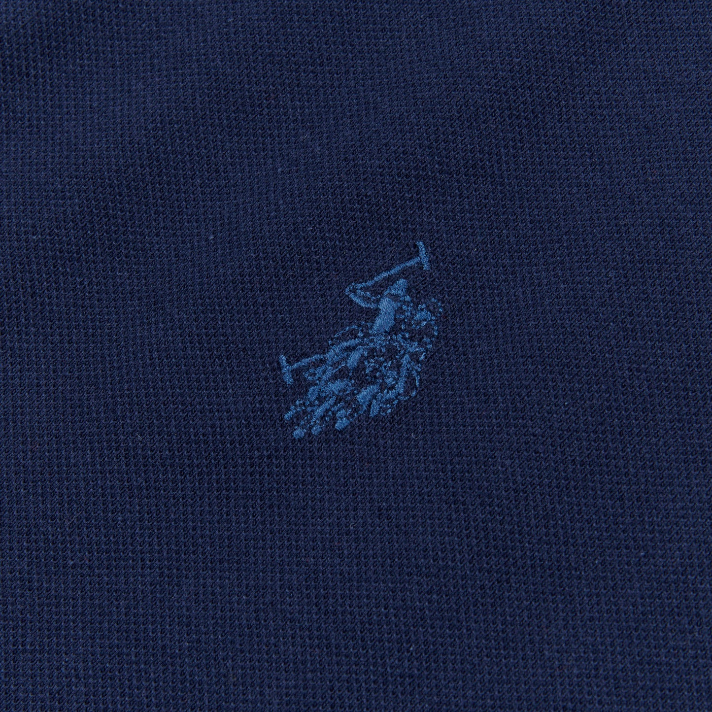 Mens Big & Tall Core Pique Polo Shirt in Navy Blue