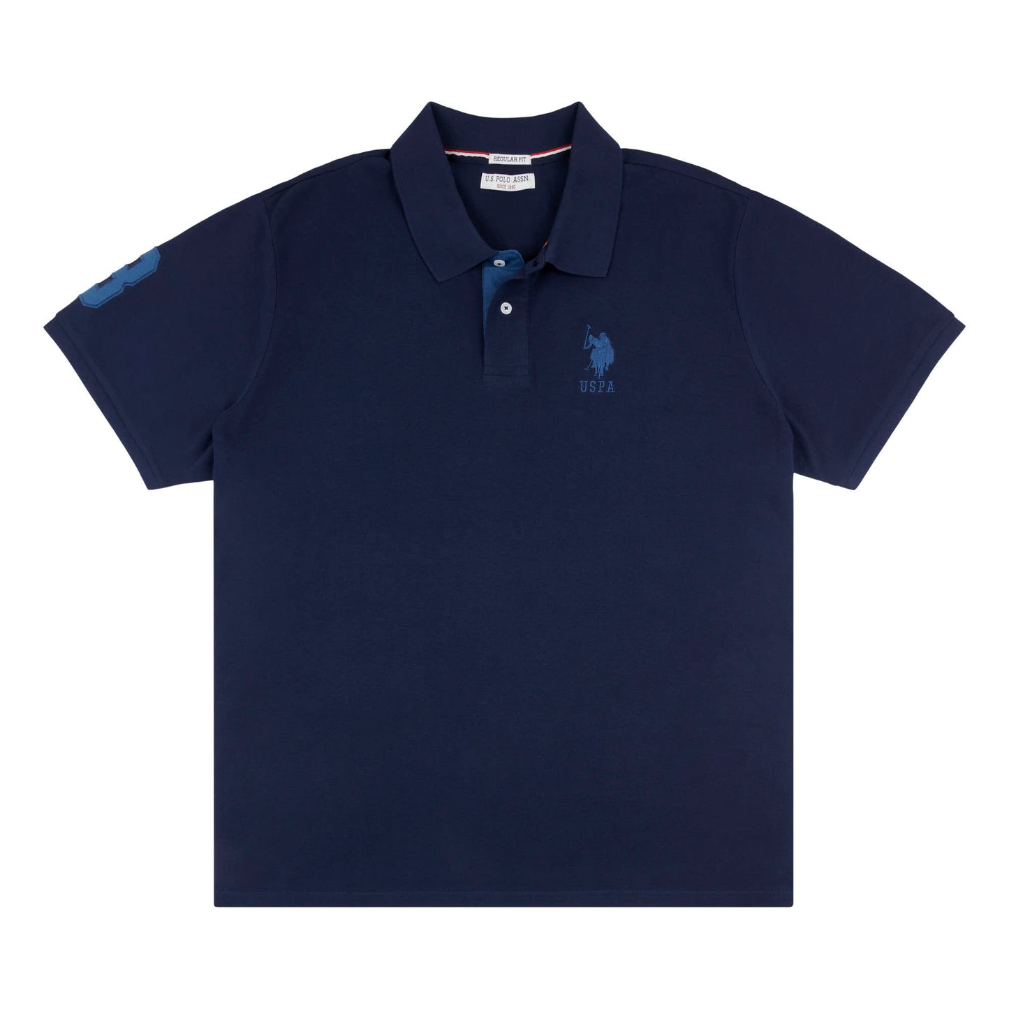 Mens Big & Tall Player 3 Polo Shirt in Navy Blue