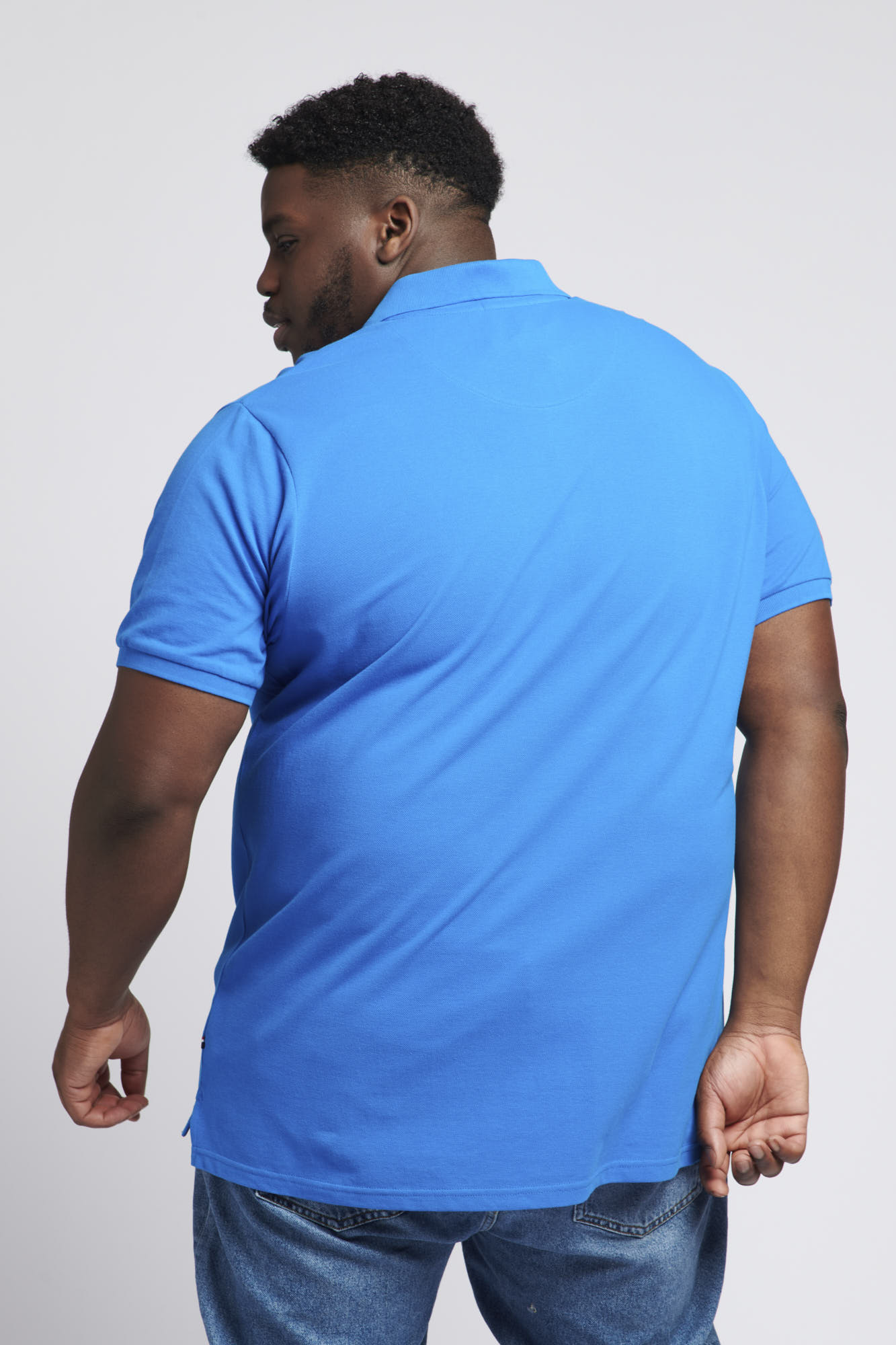 Mens Big & Tall Player 3 Polo Shirt in Directoire Blue