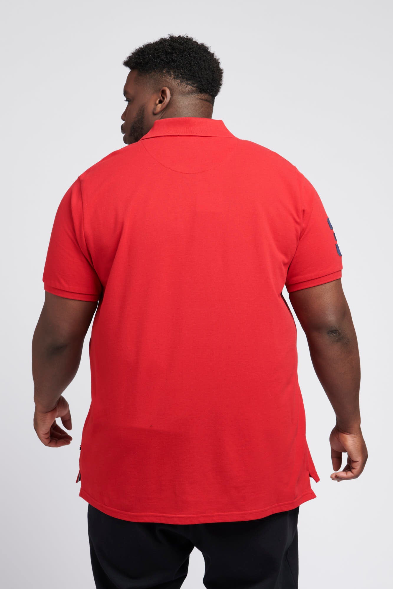 Mens Big & Tall Player 3 Polo Shirt in Haute Red