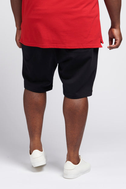 Mens Big & Tall Player 3 Sweat Shorts in Black