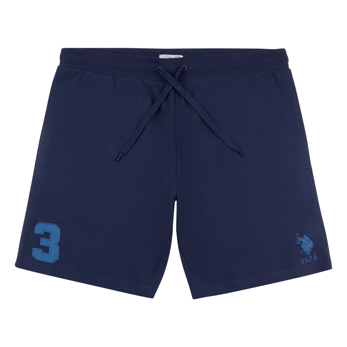 Mens Big & Tall Player 3 Sweat Shorts in Navy Blue