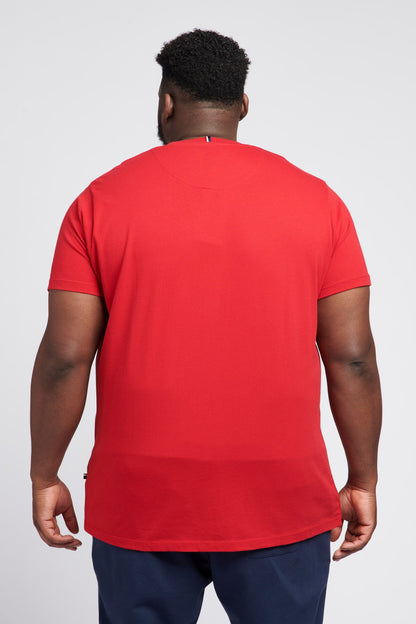 Mens Big & Tall Core T-Shirt in Haute Red