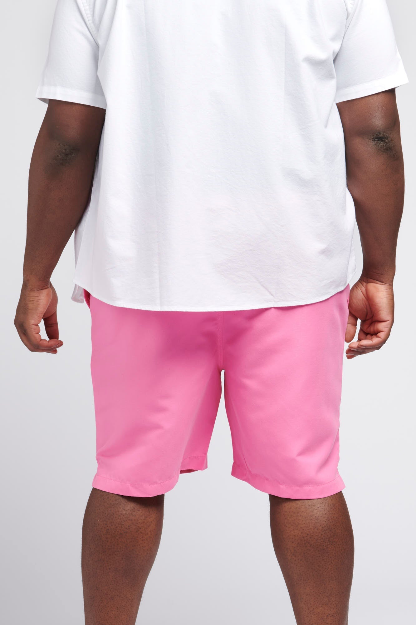 Mens Big & Tall Core Swim Shorts in Azalea Pink