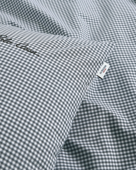 Pure Cotton Check Duvet Set in Tornado