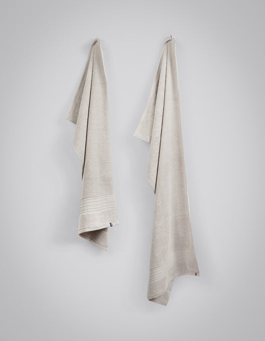 Pure Cotton Zero Twist Towel Vapor Blue