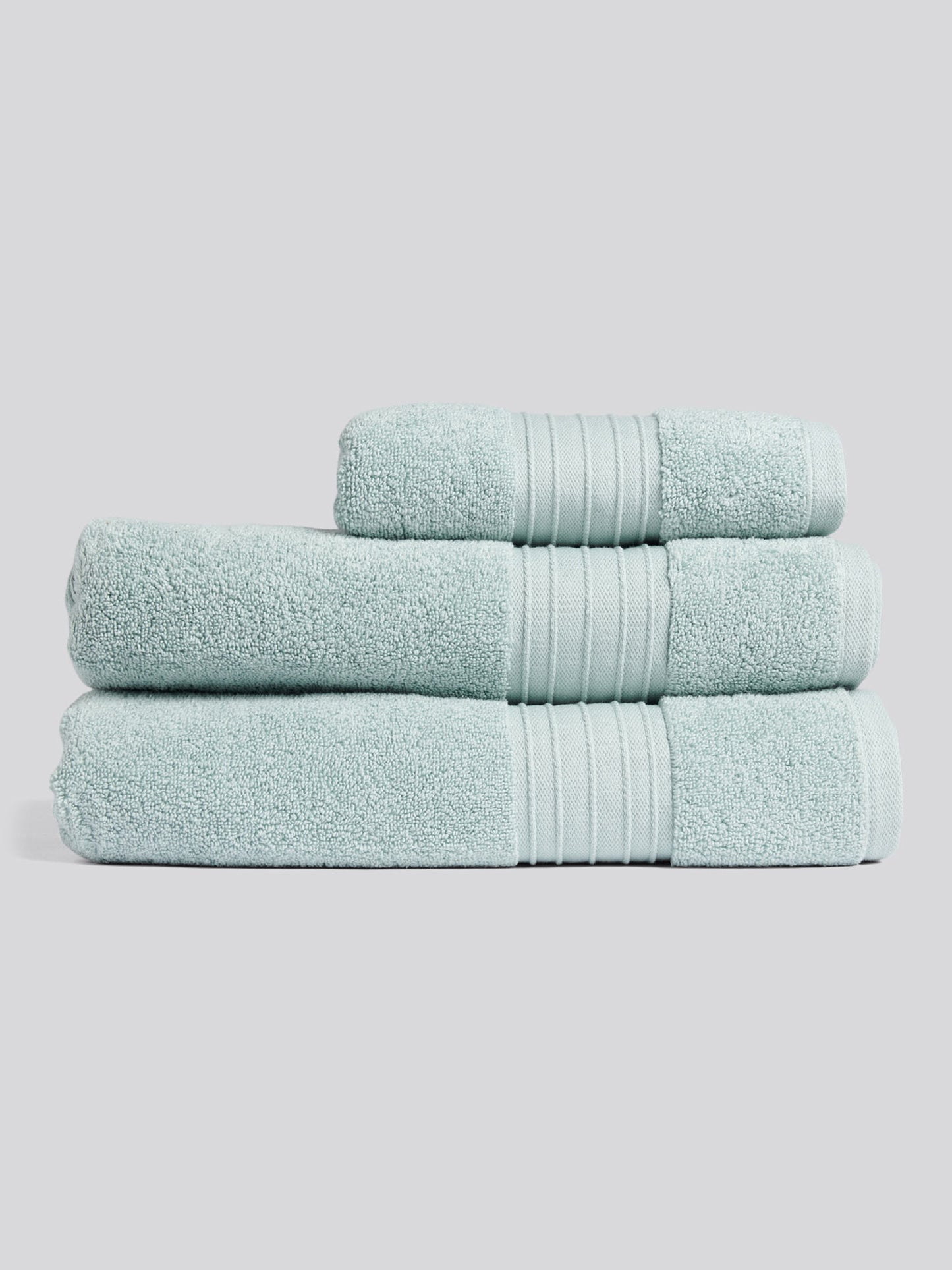 Pure Cotton Zero Twist Towel in Abyss