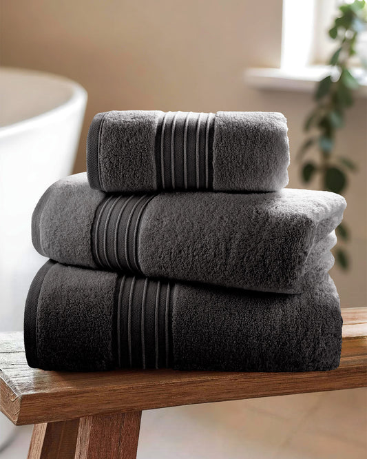 Pure Cotton Zero Twist Towel in Tornado