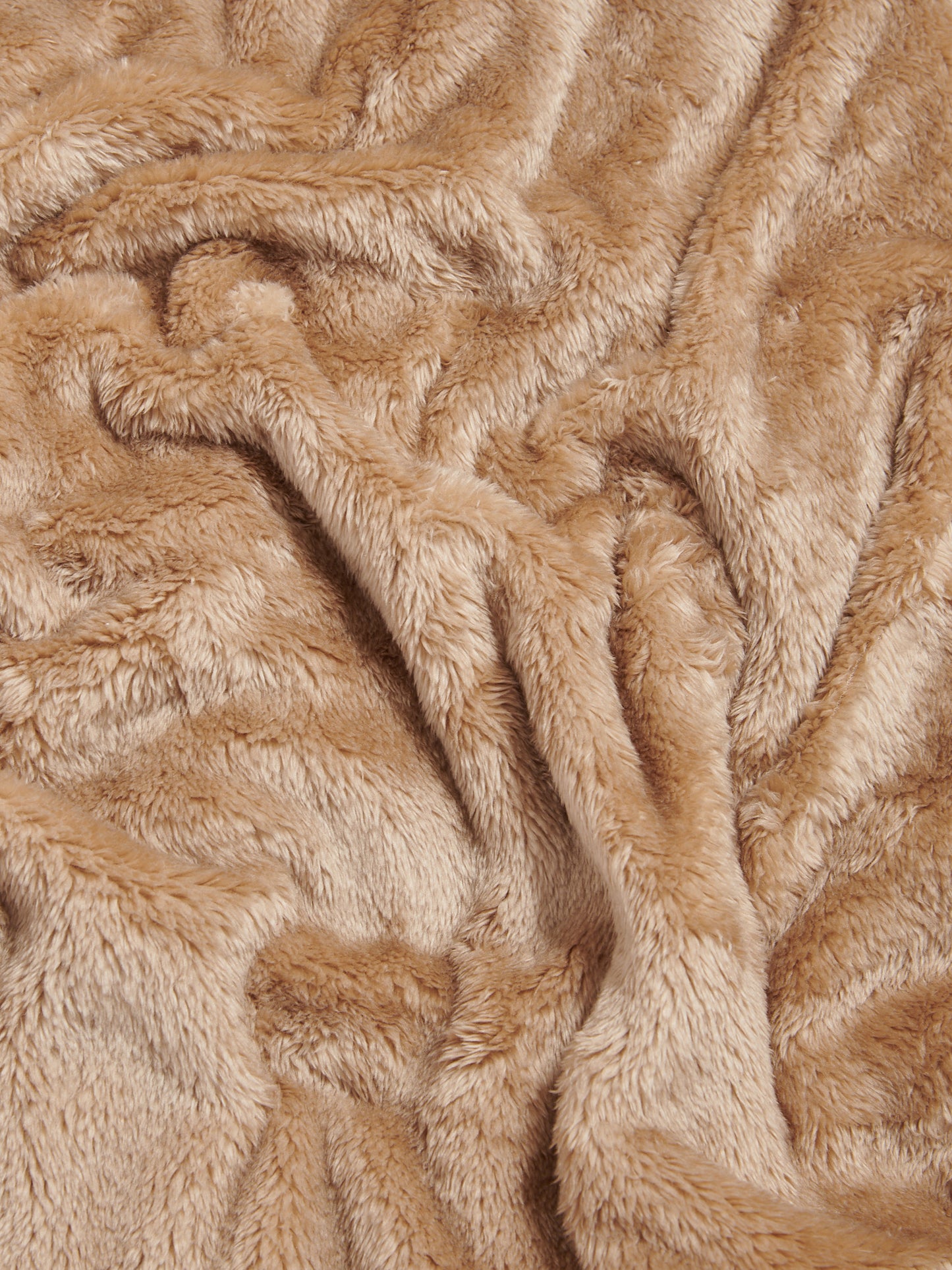 Premium Fleece Throw Camel
