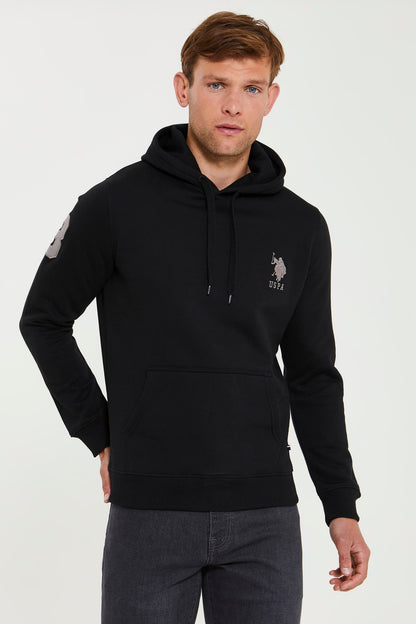 U.S. Polo Assn. Mens Player 3 Hoodie in Black