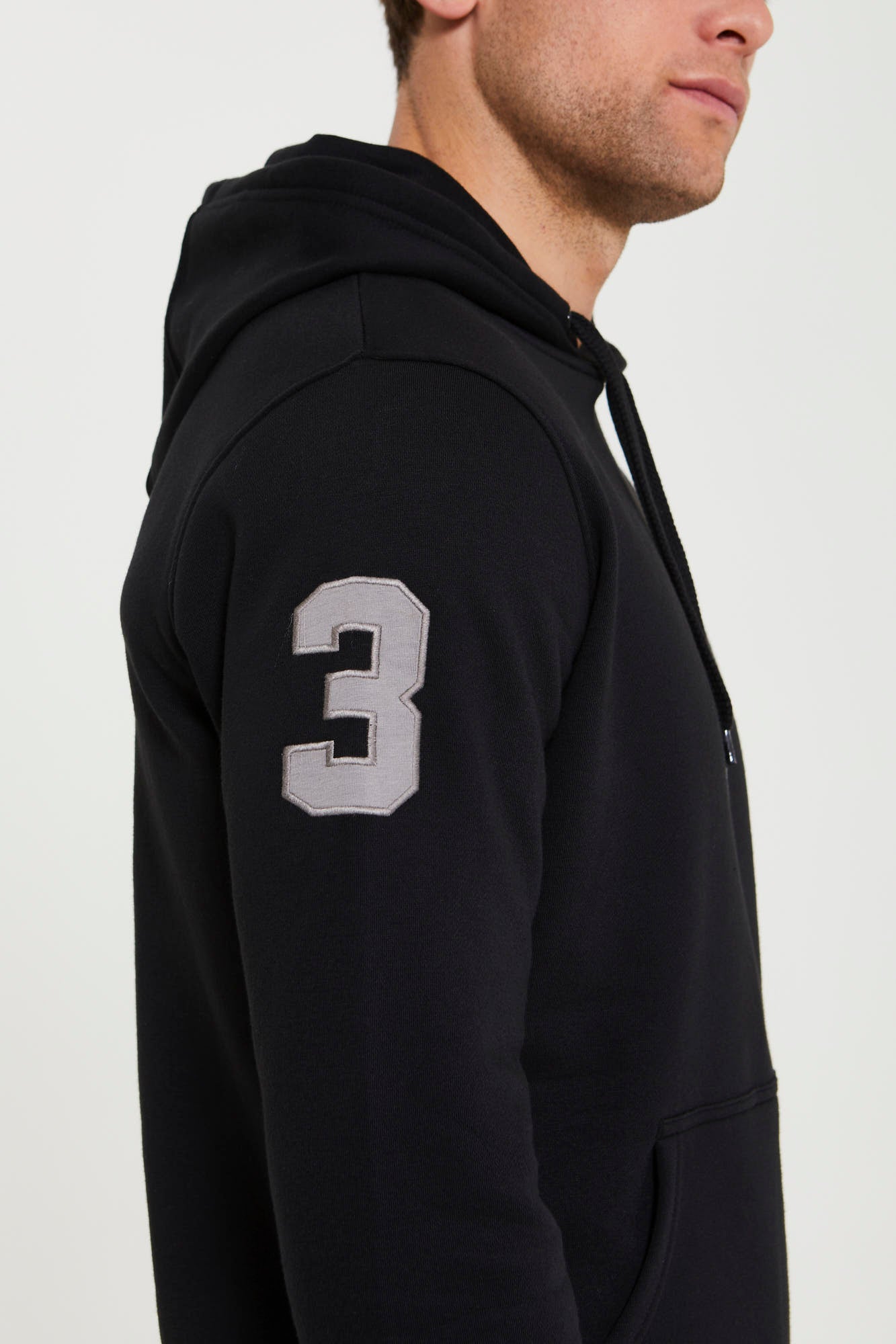 Mens Player 3 Hoodie in Black