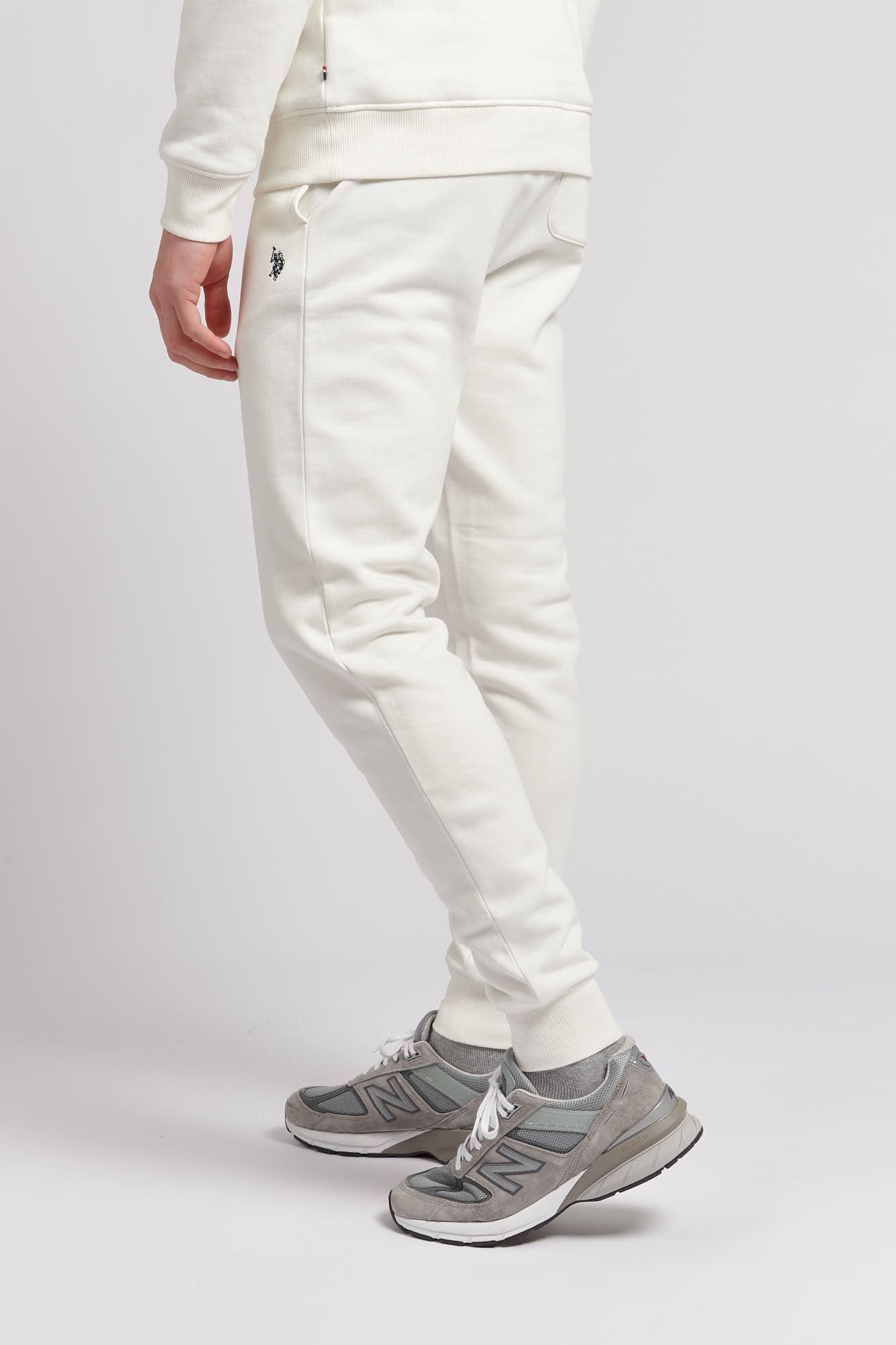 Mens Fleece Joggers in Marshmallow