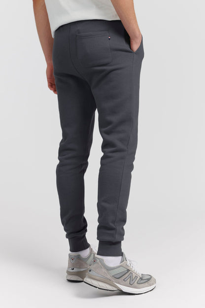 Mens Fleece Joggers in Ebony