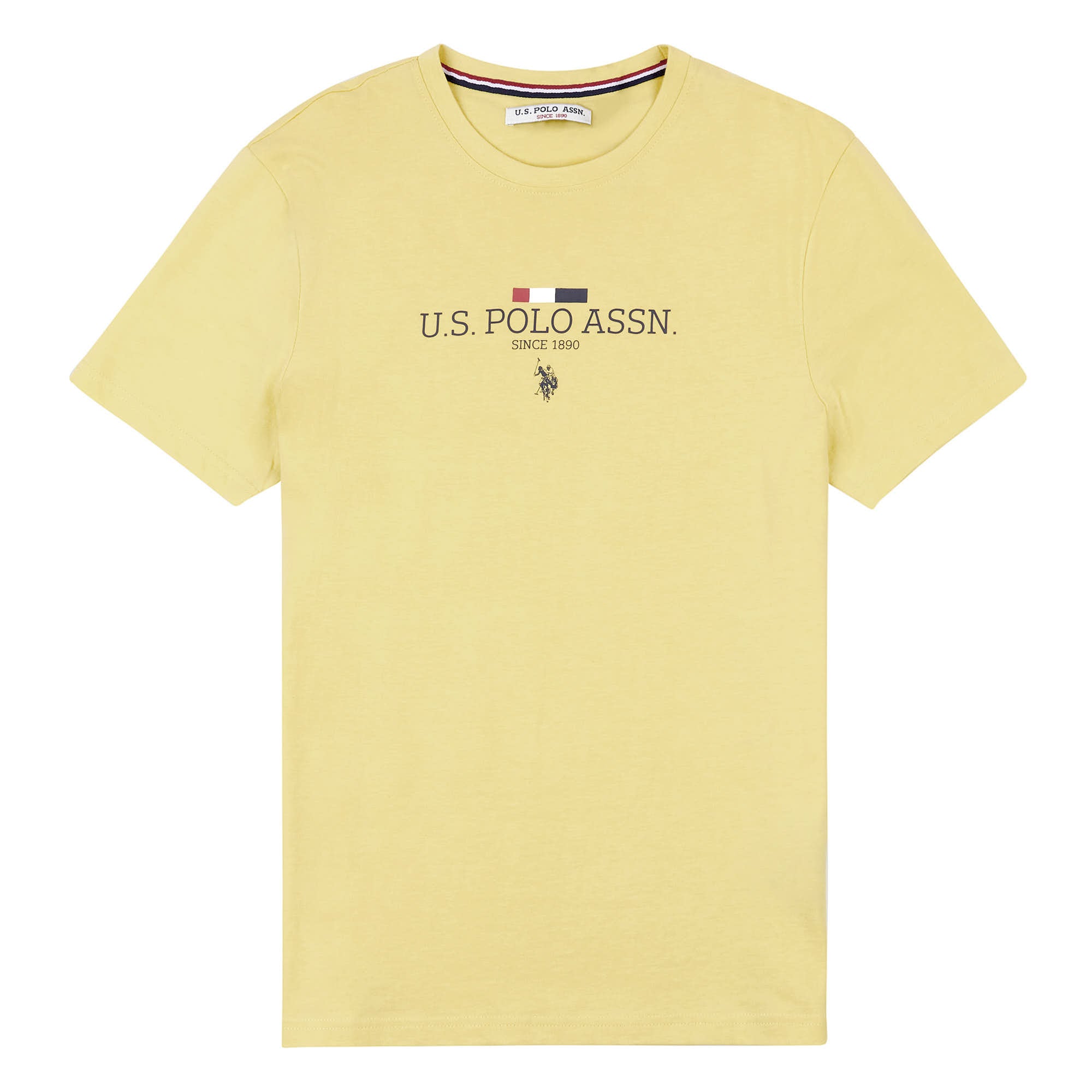 Mens Stacked Heritage T-Shirt in Popcorn