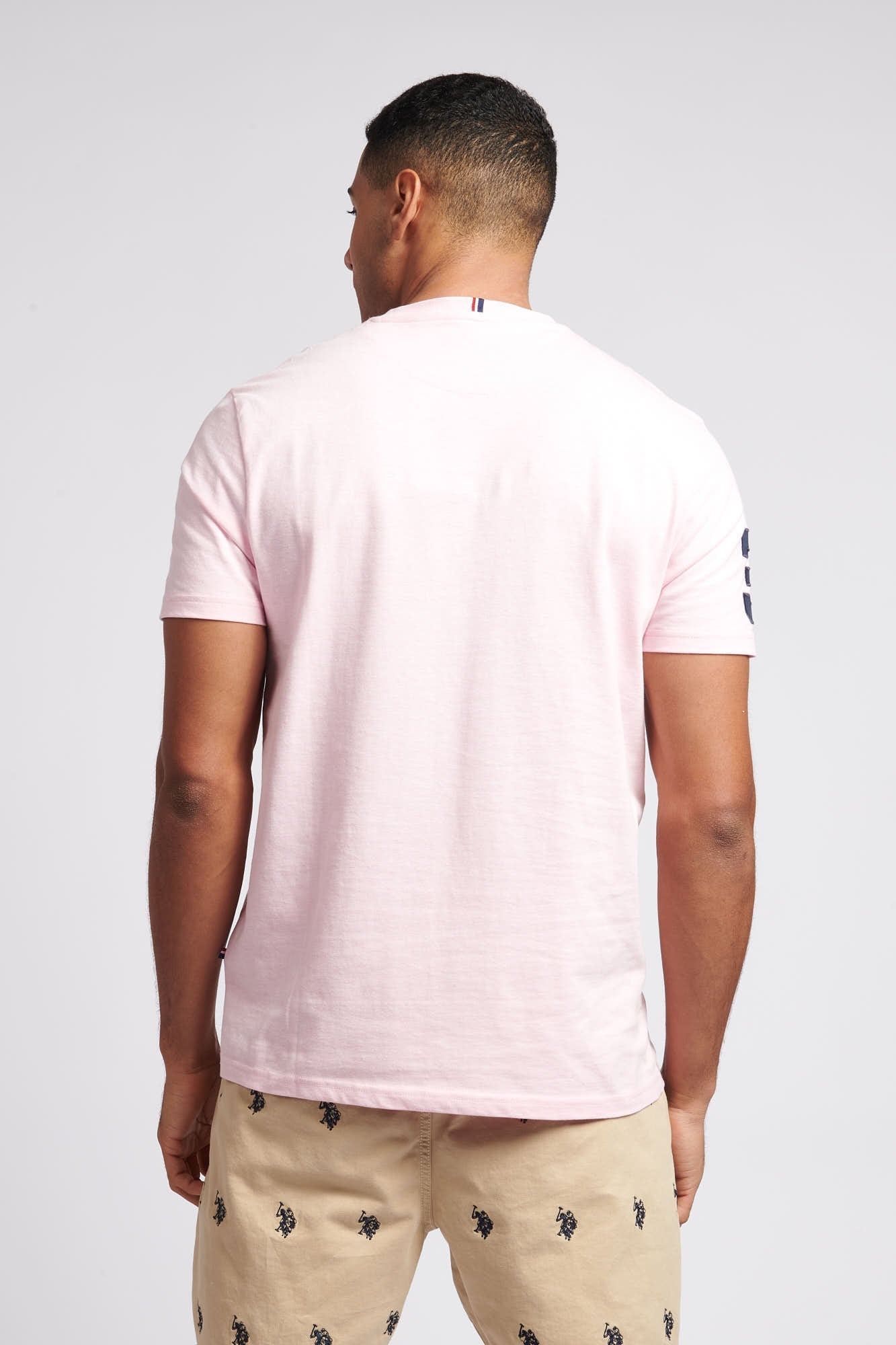 Mens Player 3 T-Shirt in Orchid Pink Marl