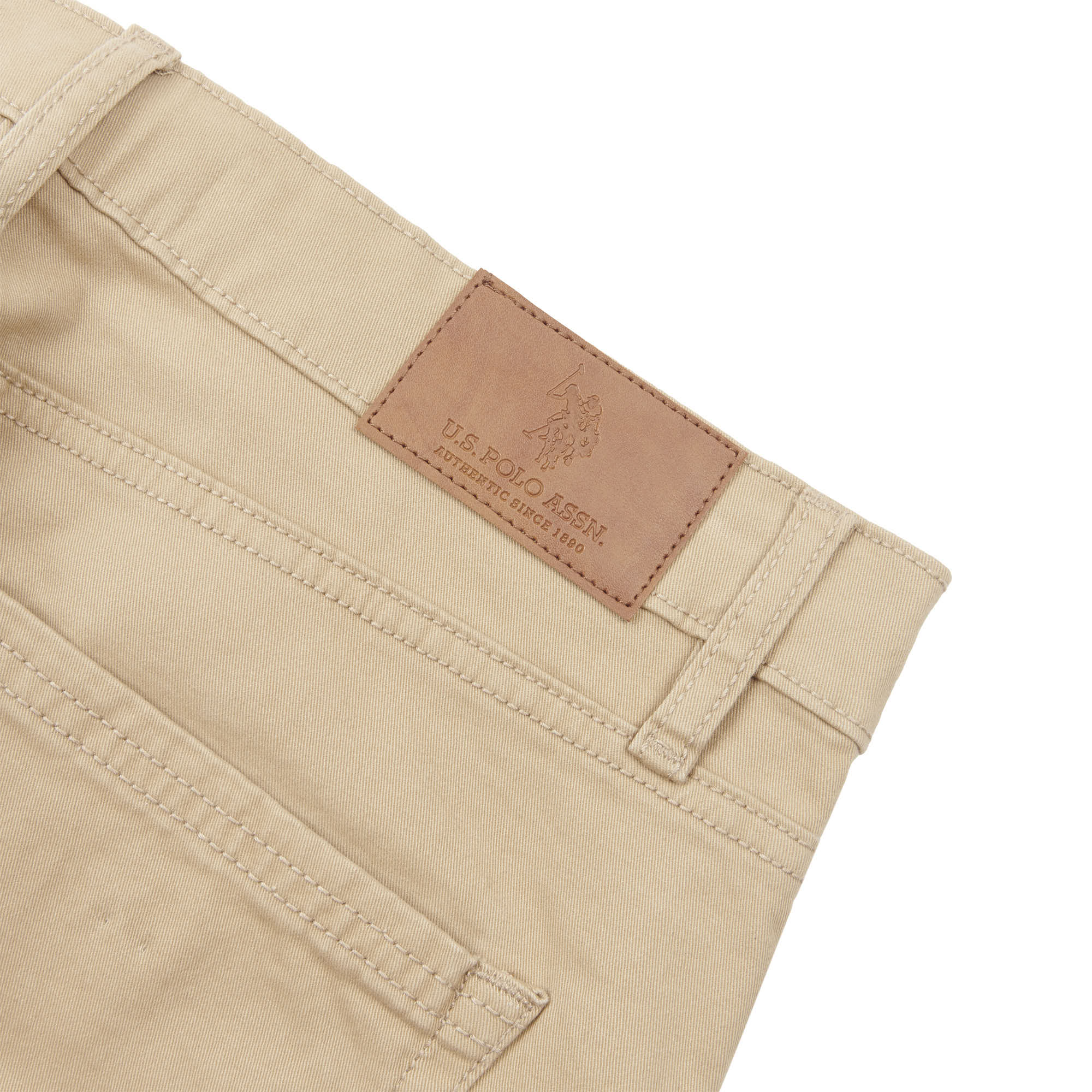 Mens Woven Trousers in Tan