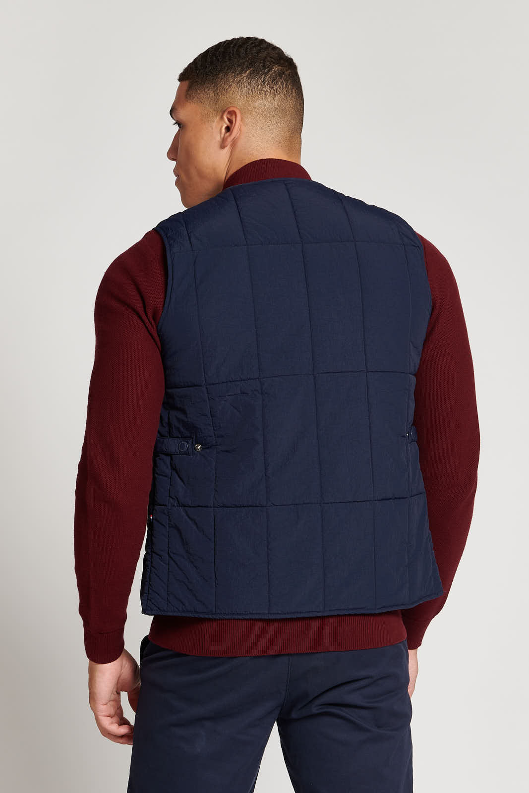 Mens Hunting Gilet in Navy Blue