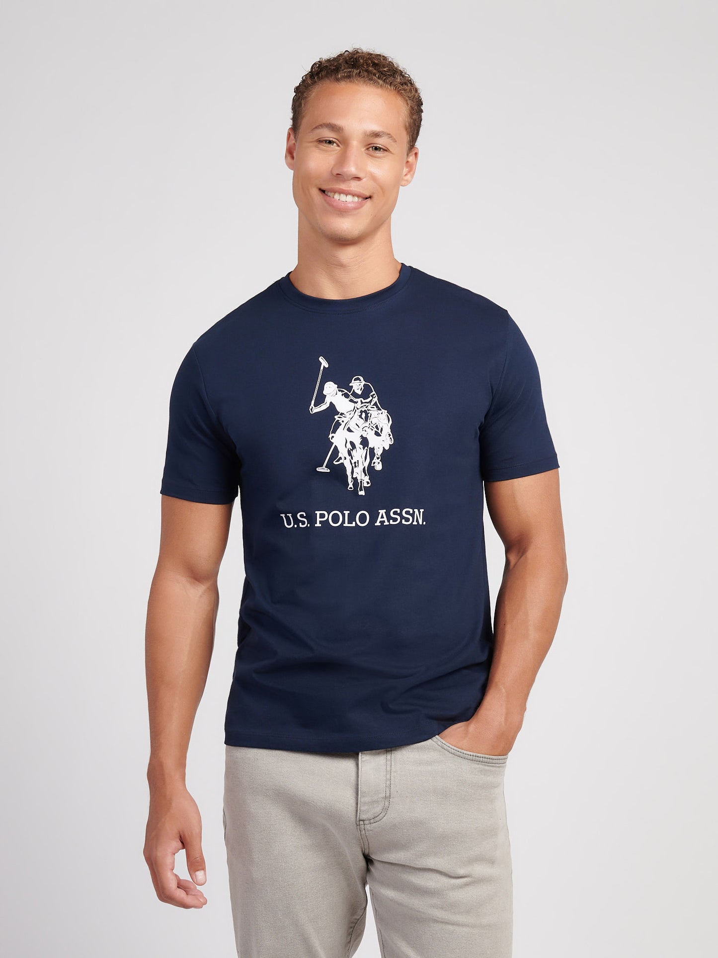 Mens Rider T-Shirt in Navy Blue