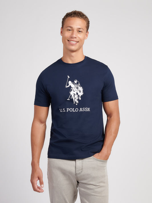 Mens Rider T-Shirt in Navy Blue