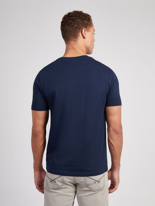 Mens Rider T-Shirt in Navy Blue