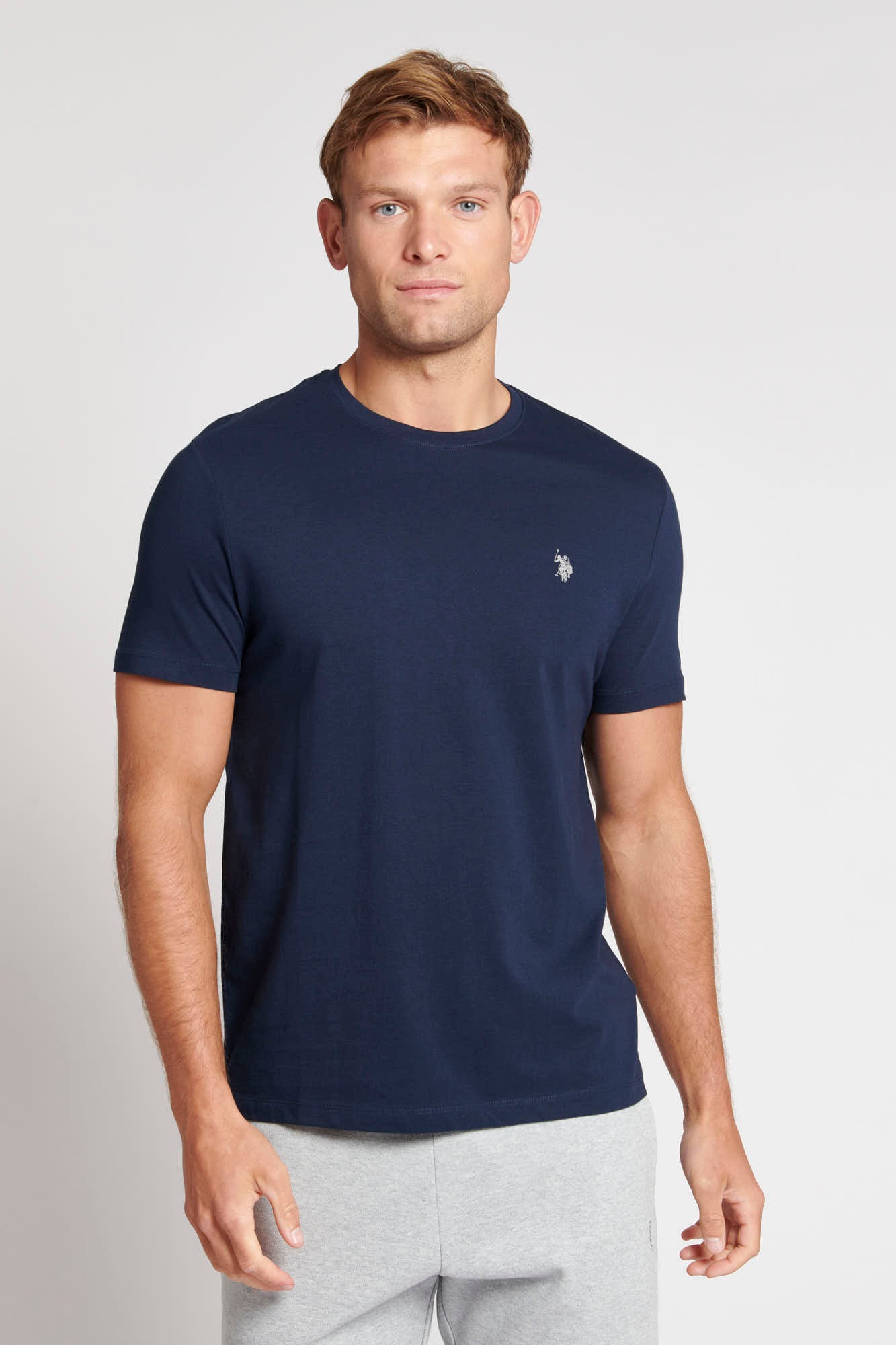 U.S. Polo Assn. Mens 2 Pack Lounge T-Shirts in Navy Blue