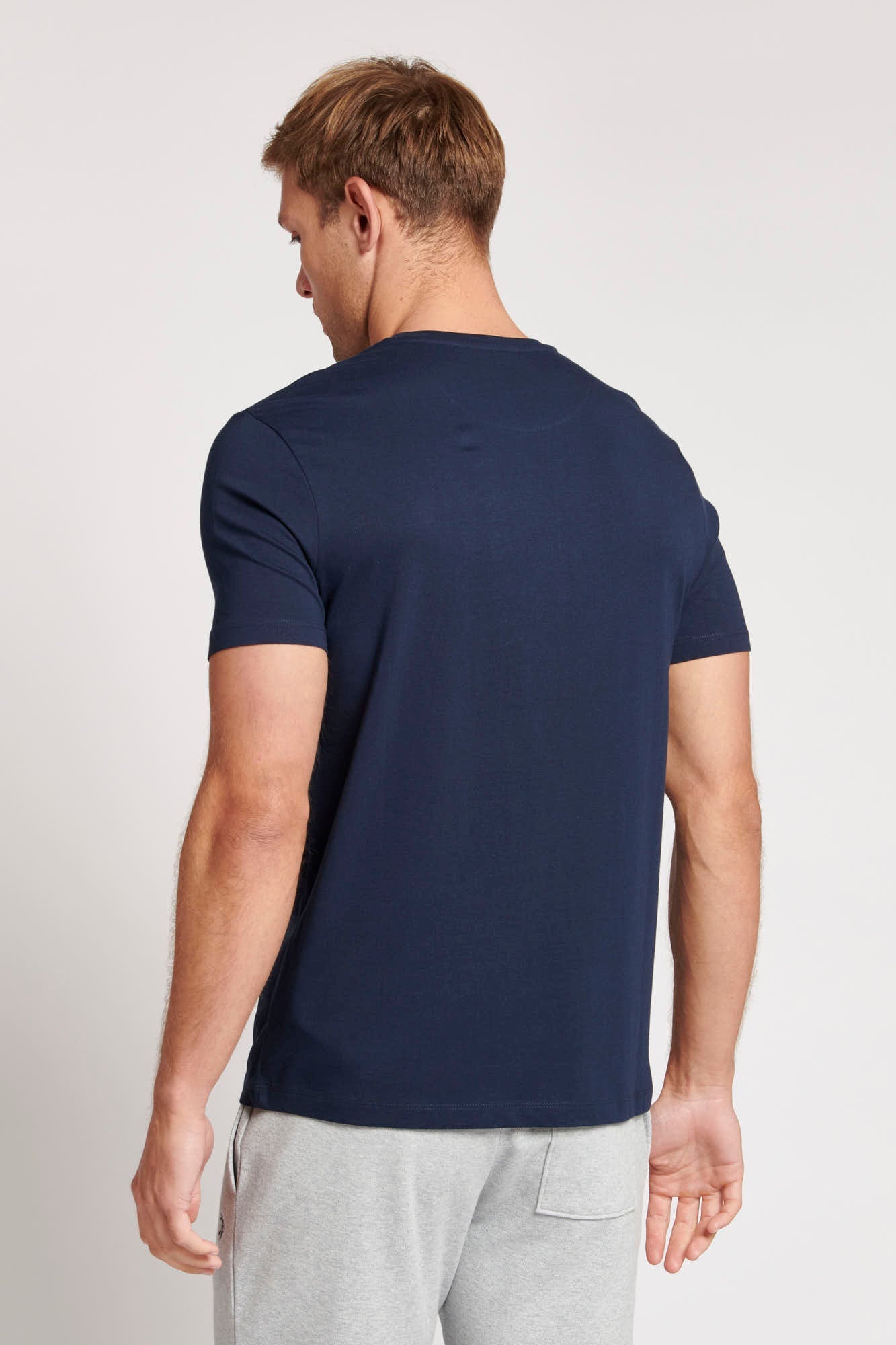 Mens 2 Pack Lounge T-Shirts in Navy Blue