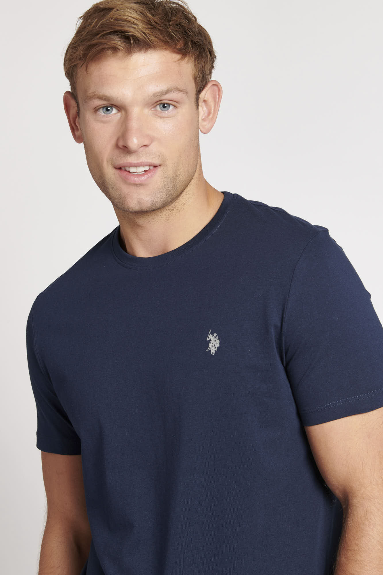 Mens 2 Pack Lounge T-Shirts in Navy Blue