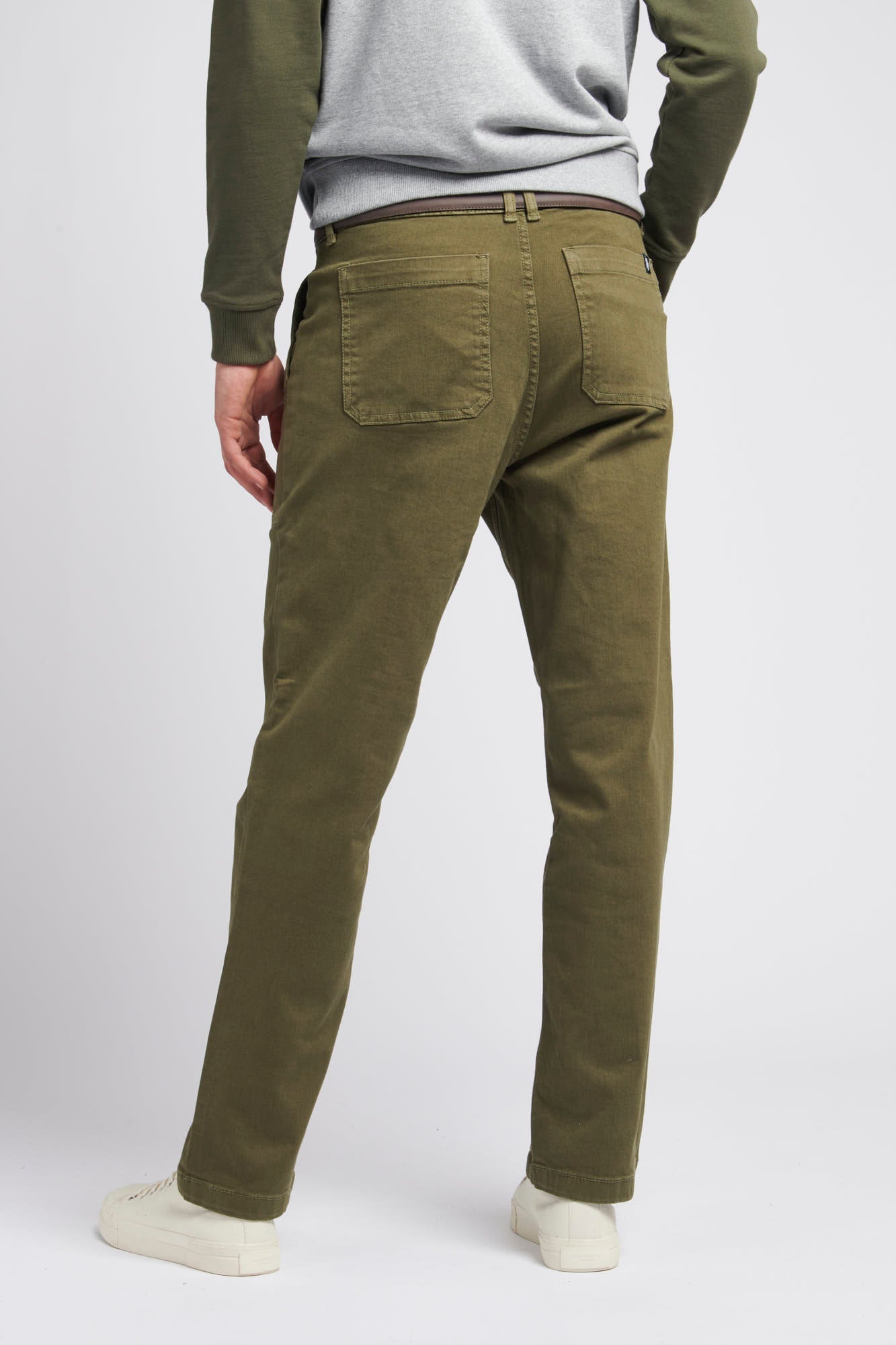 Mens Utility Trousers in Burnt Olive