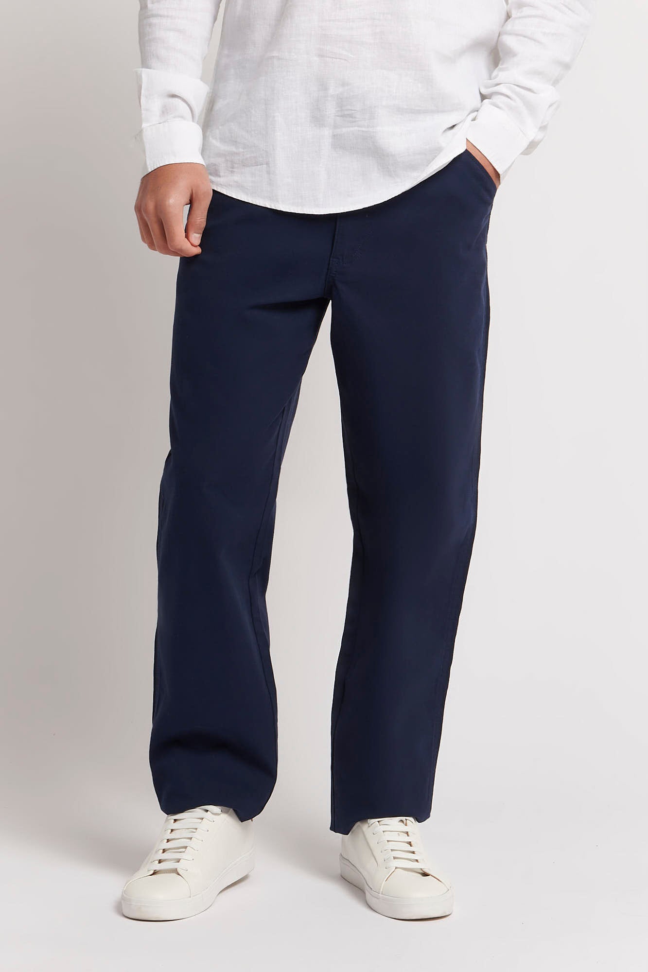 U.S. Polo Assn. Mens Worker Trousers in Navy Blue